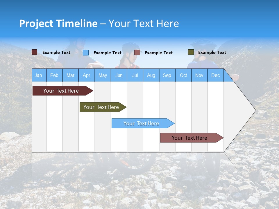Trail Sportswear Female PowerPoint Template