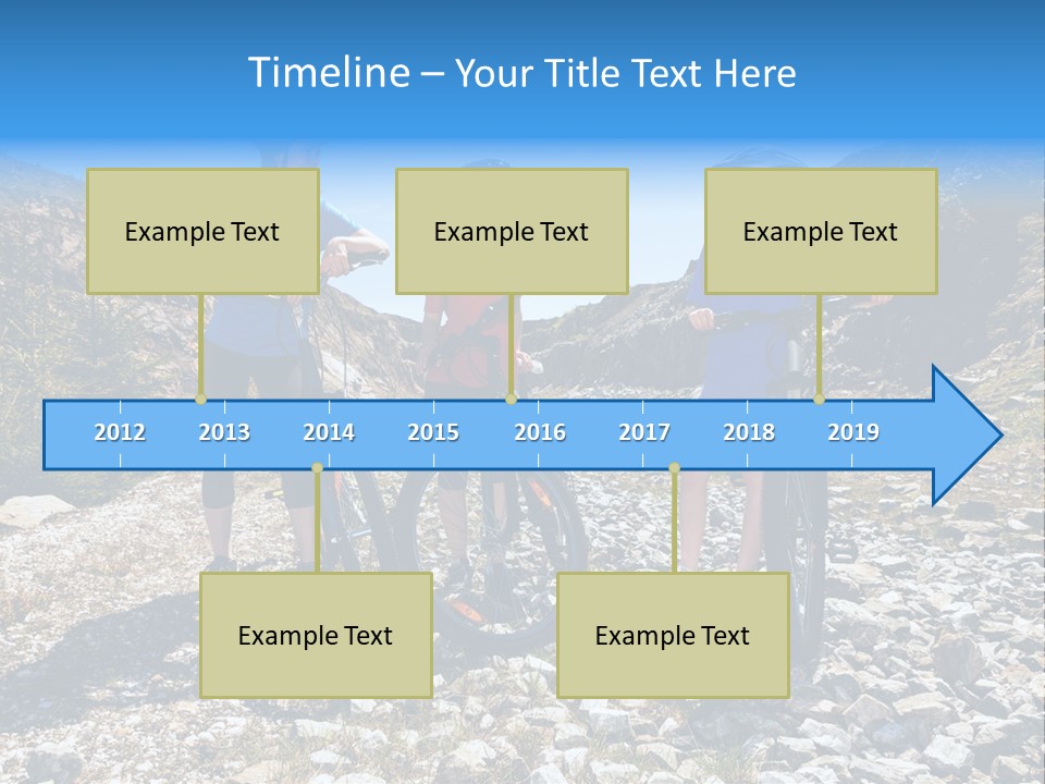Trail Sportswear Female PowerPoint Template
