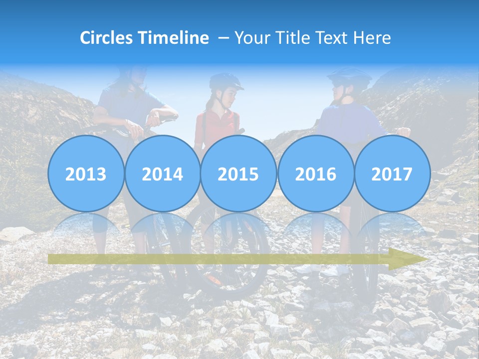 Trail Sportswear Female PowerPoint Template