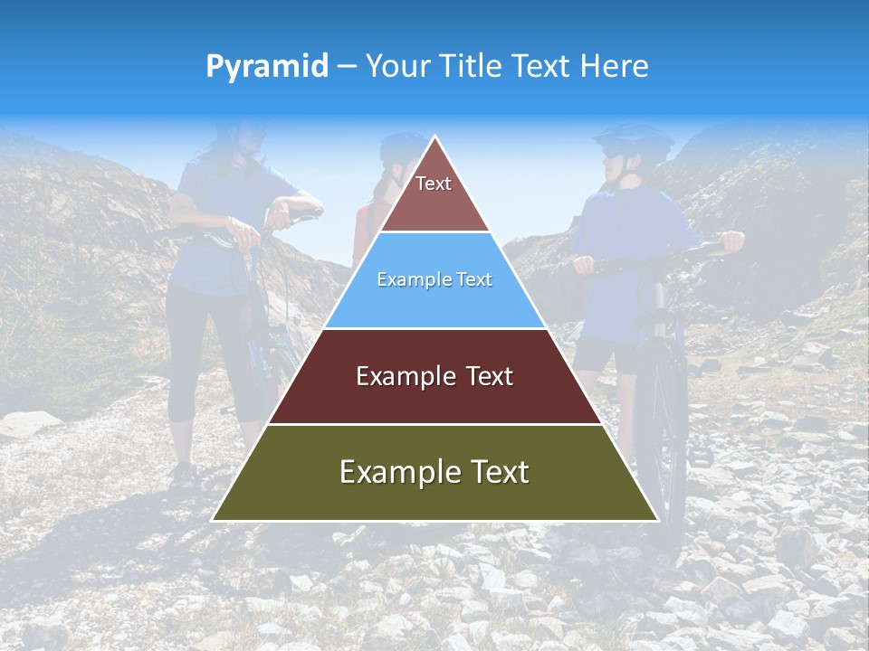 Trail Sportswear Female PowerPoint Template