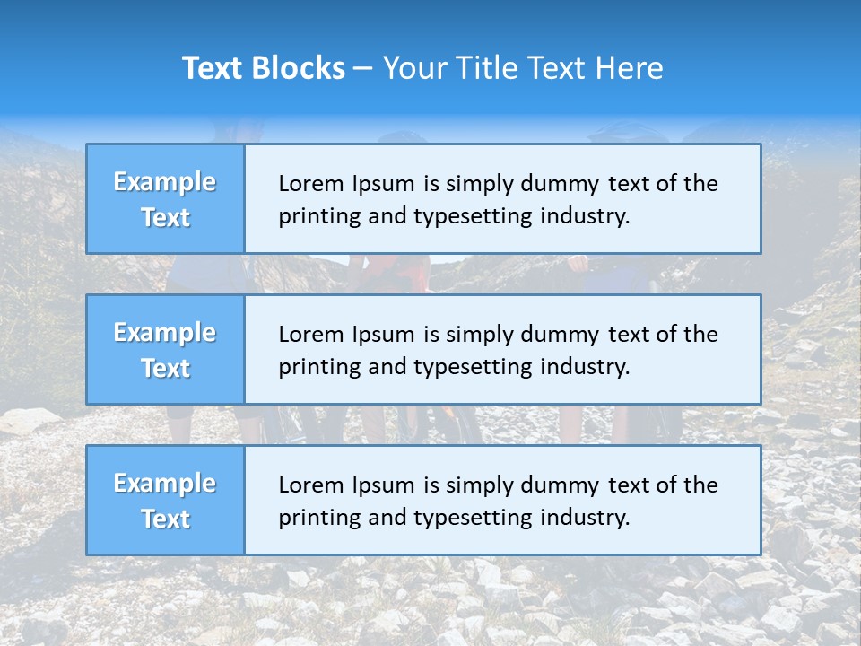 Trail Sportswear Female PowerPoint Template