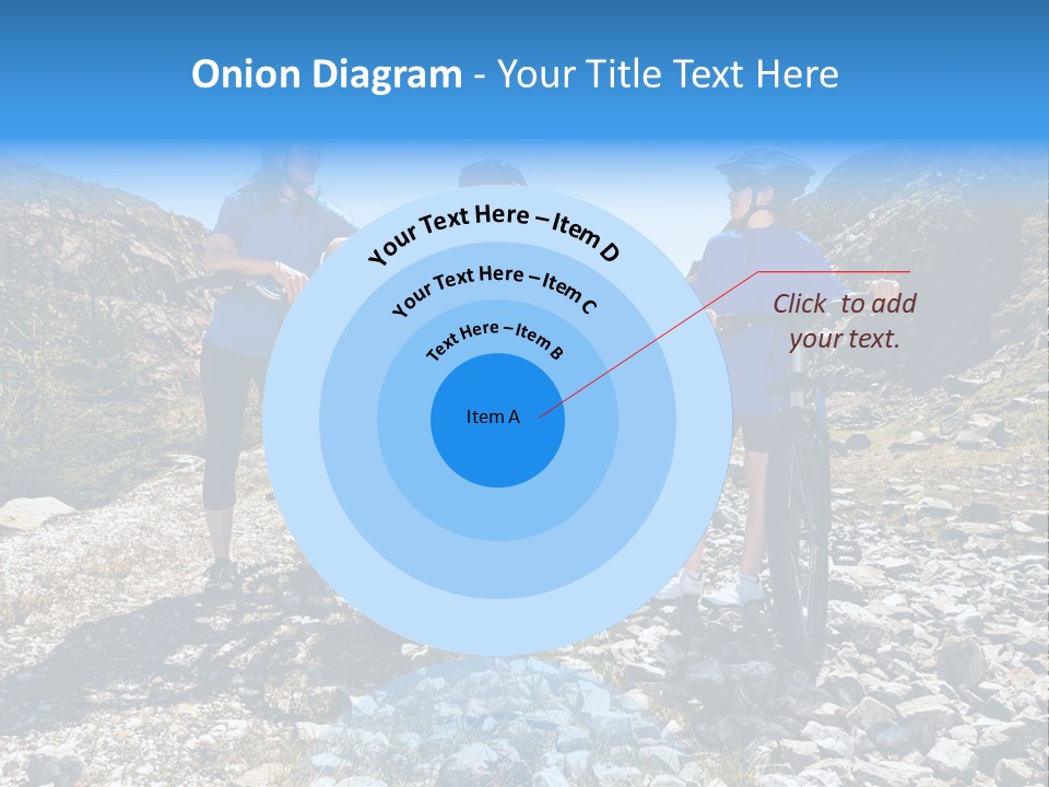 Trail Sportswear Female PowerPoint Template