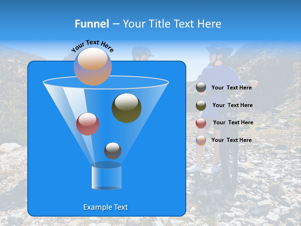 Trail Sportswear Female PowerPoint Template