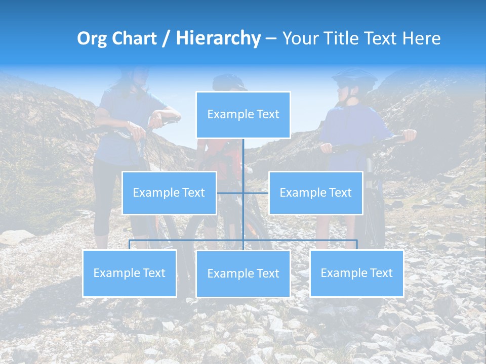 Trail Sportswear Female PowerPoint Template