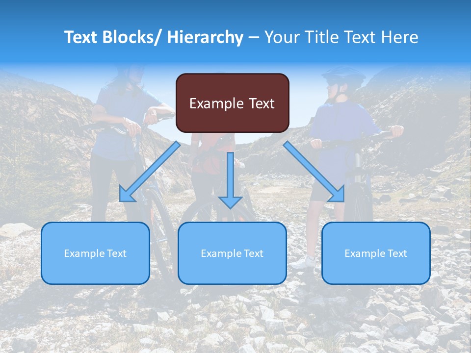 Trail Sportswear Female PowerPoint Template