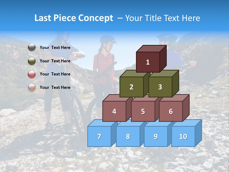 Trail Sportswear Female PowerPoint Template