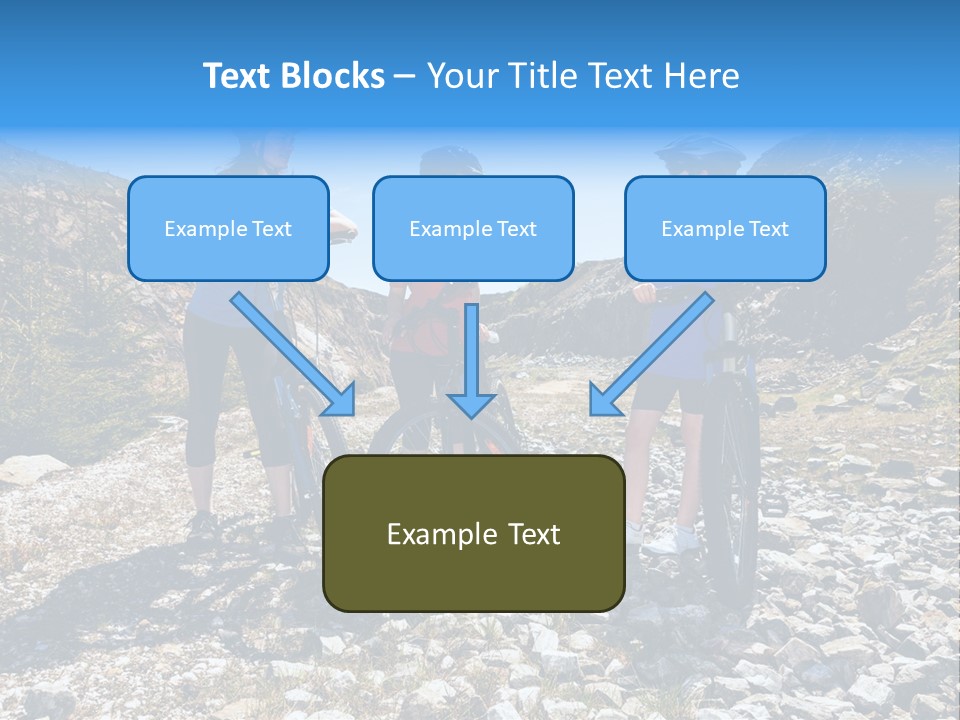 Trail Sportswear Female PowerPoint Template