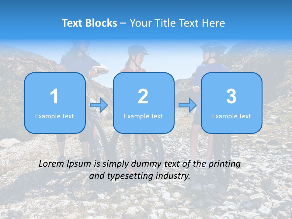 Trail Sportswear Female PowerPoint Template