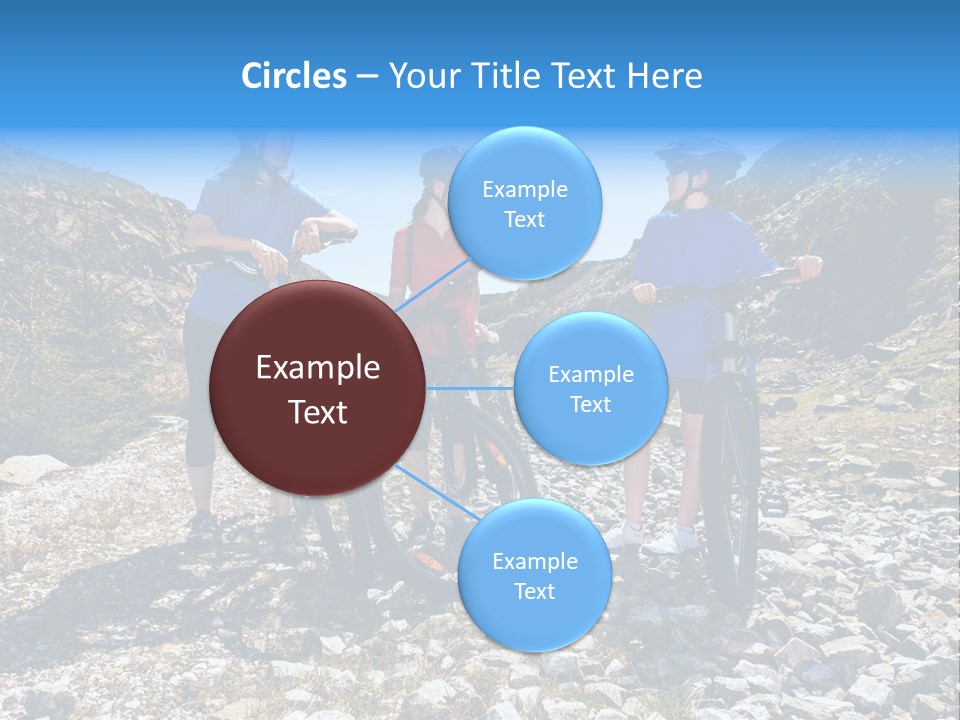 Trail Sportswear Female PowerPoint Template