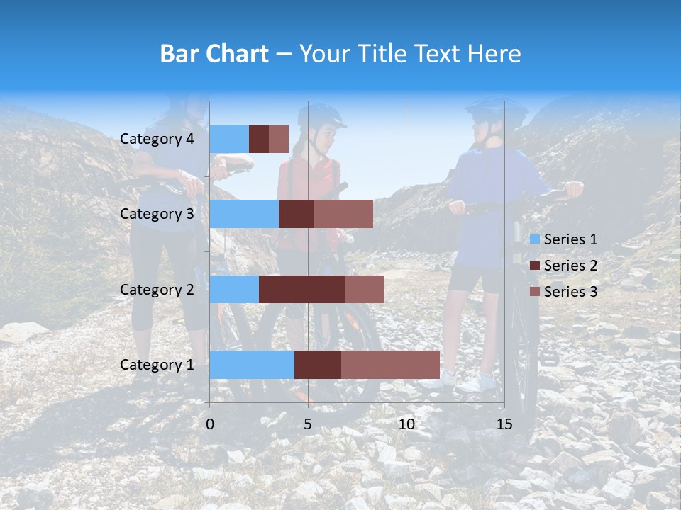 Trail Sportswear Female PowerPoint Template