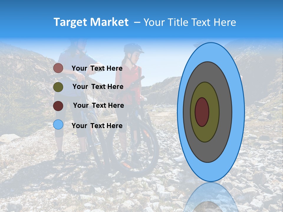 Trail Sportswear Female PowerPoint Template