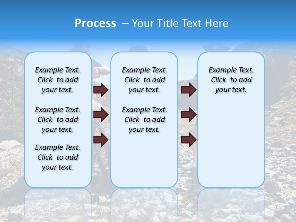 Trail Sportswear Female PowerPoint Template