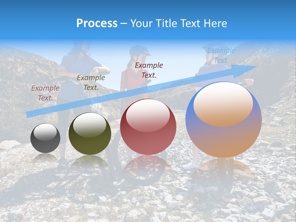 Trail Sportswear Female PowerPoint Template