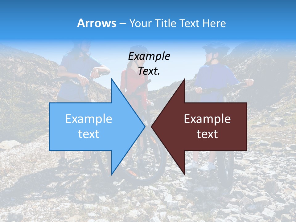 Trail Sportswear Female PowerPoint Template