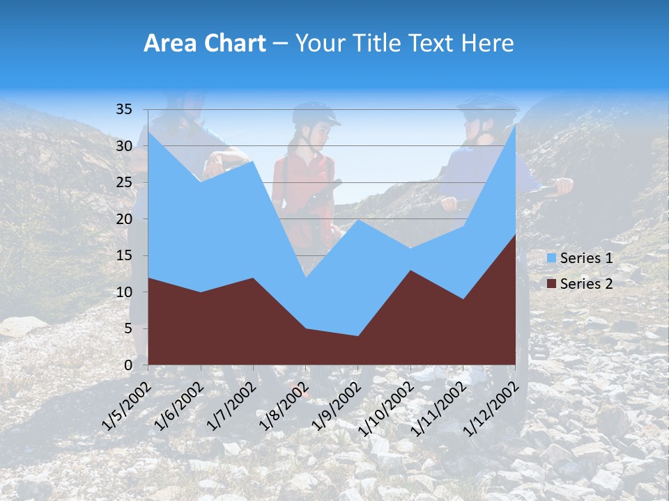 Trail Sportswear Female PowerPoint Template