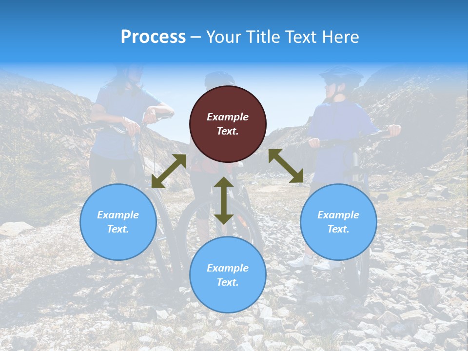 Trail Sportswear Female PowerPoint Template