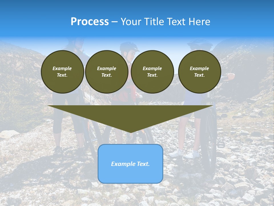 Trail Sportswear Female PowerPoint Template