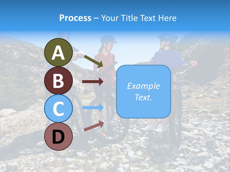 Trail Sportswear Female PowerPoint Template