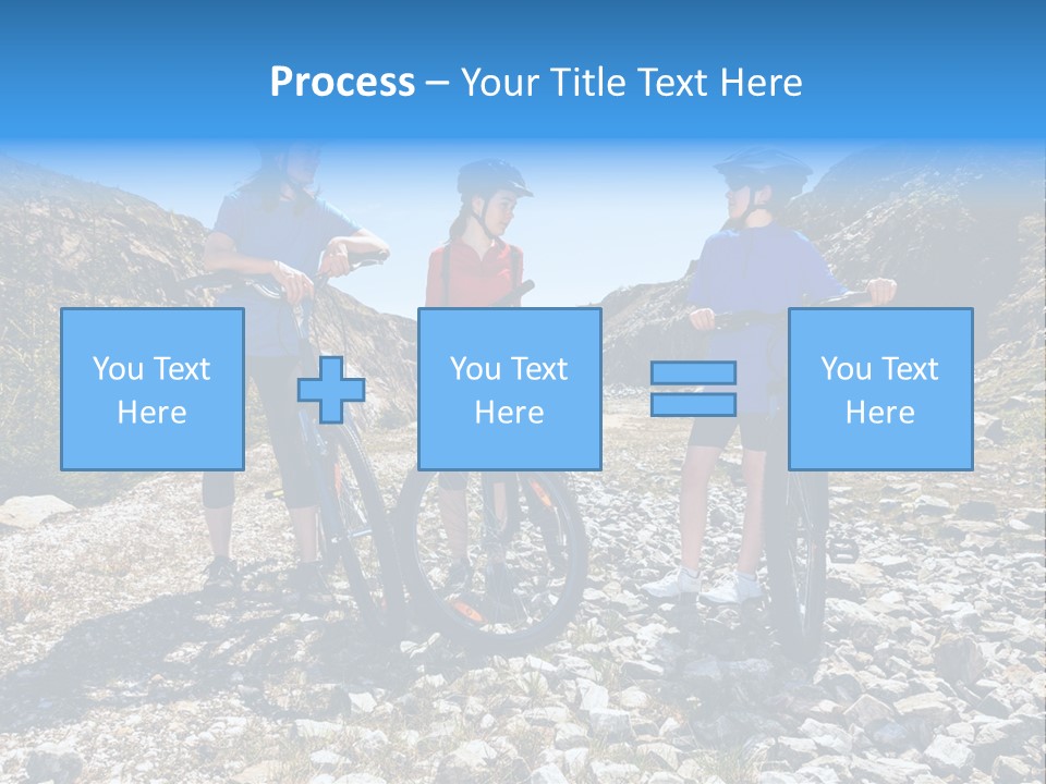 Trail Sportswear Female PowerPoint Template