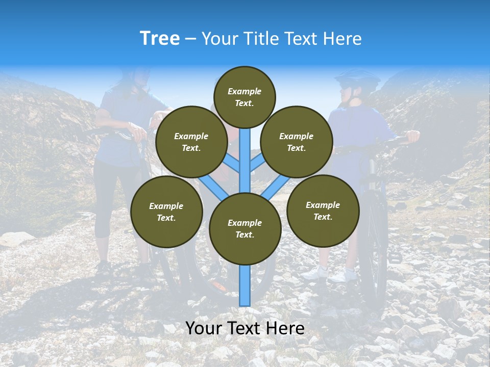 Trail Sportswear Female PowerPoint Template