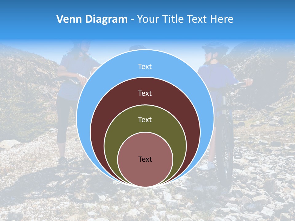 Trail Sportswear Female PowerPoint Template