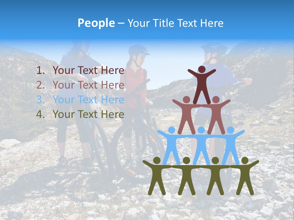 Trail Sportswear Female PowerPoint Template