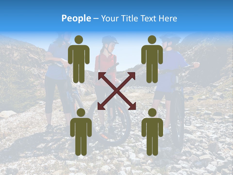 Trail Sportswear Female PowerPoint Template