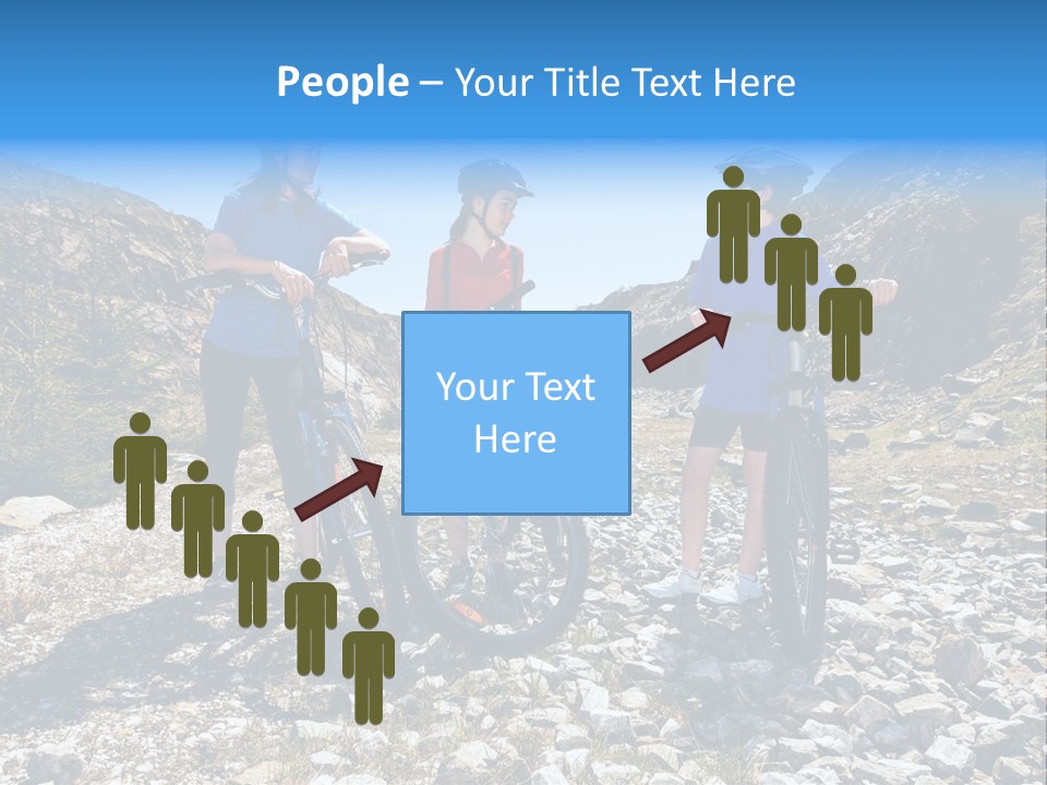 Trail Sportswear Female PowerPoint Template