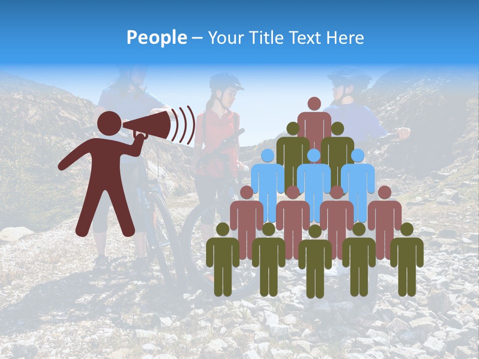 Trail Sportswear Female PowerPoint Template