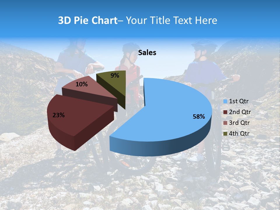 Trail Sportswear Female PowerPoint Template