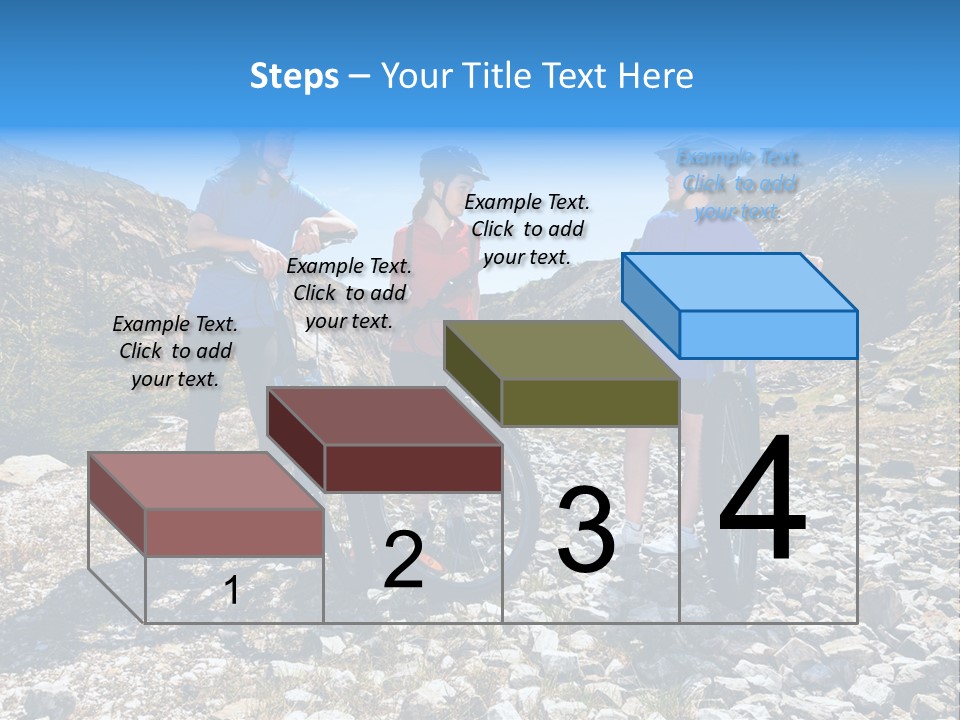 Trail Sportswear Female PowerPoint Template