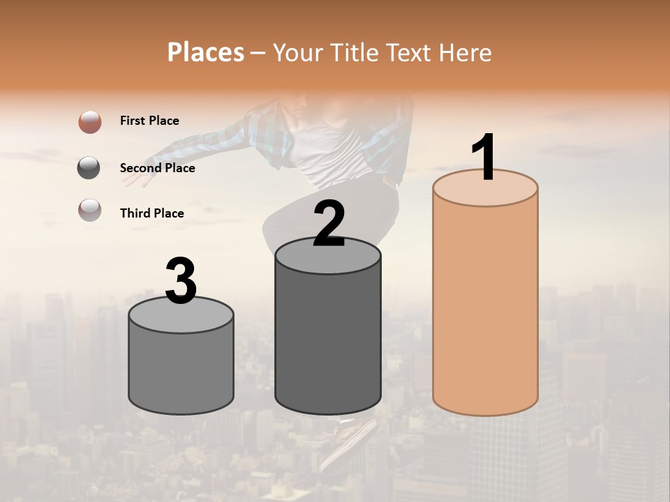 String Purple Object PowerPoint Template