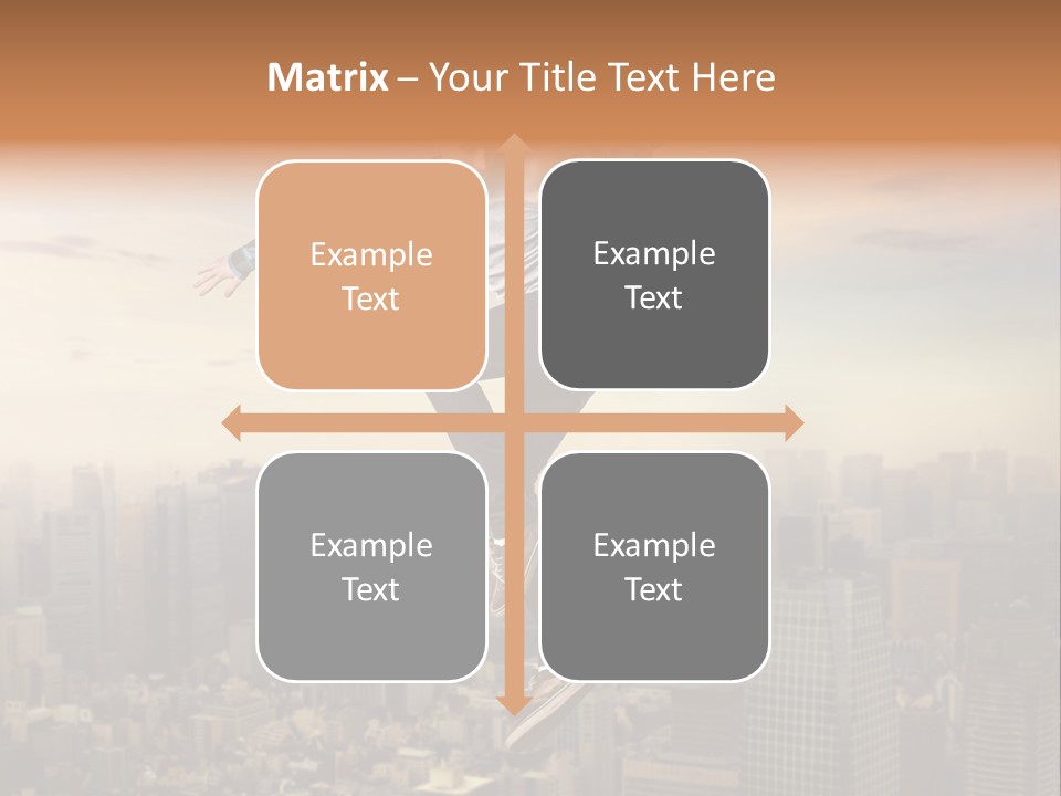 String Purple Object PowerPoint Template