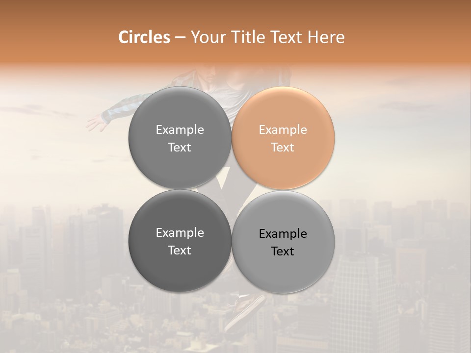 String Purple Object PowerPoint Template