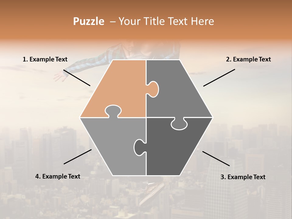 String Purple Object PowerPoint Template