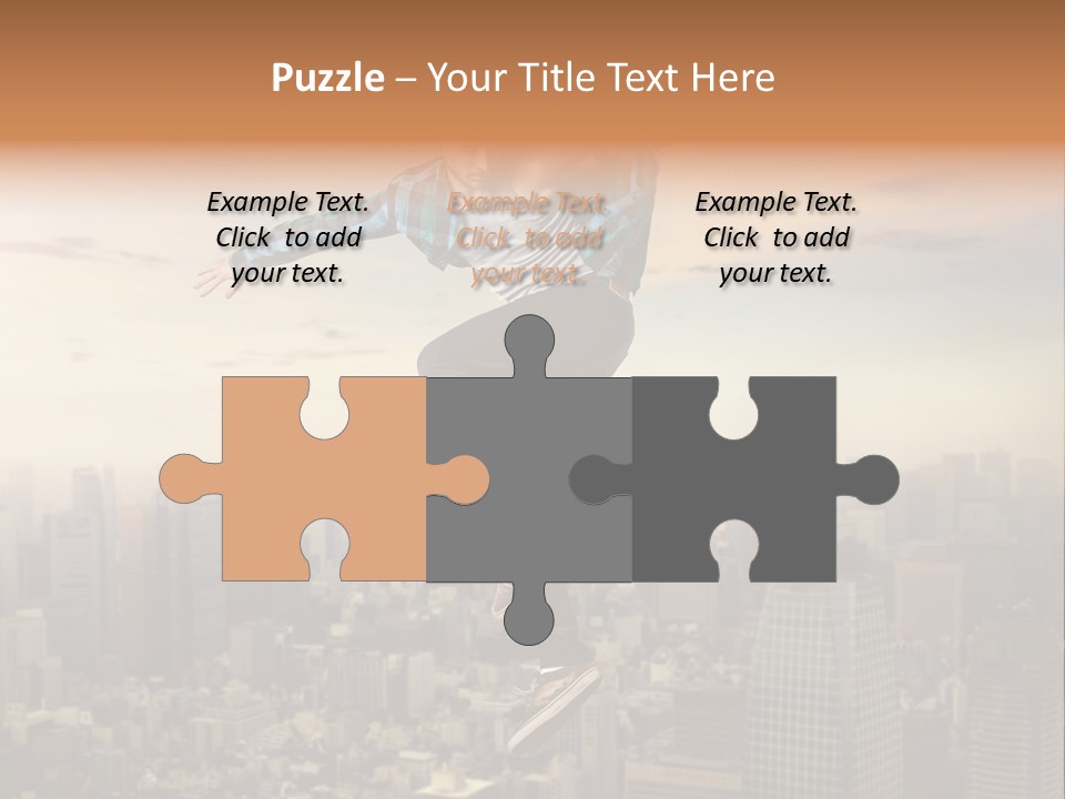 String Purple Object PowerPoint Template