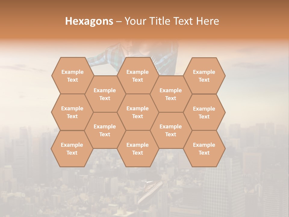 String Purple Object PowerPoint Template