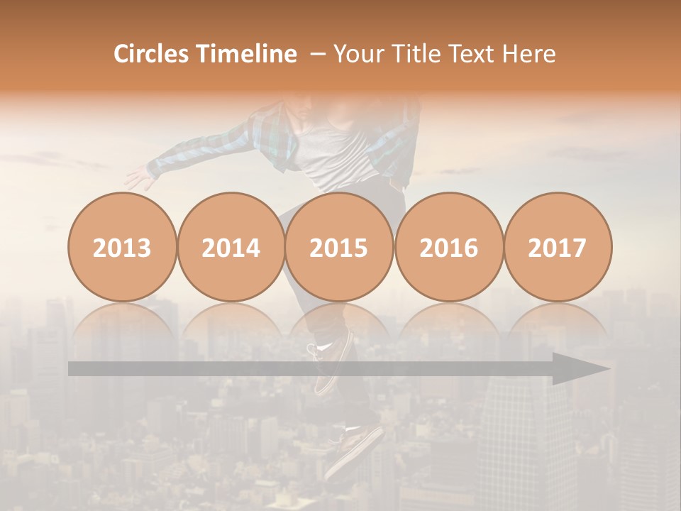 String Purple Object PowerPoint Template