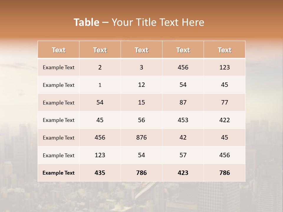 String Purple Object PowerPoint Template