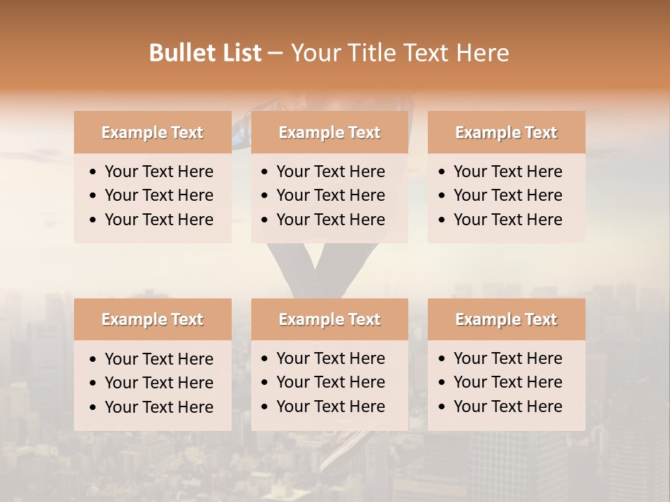String Purple Object PowerPoint Template