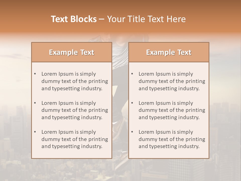 String Purple Object PowerPoint Template
