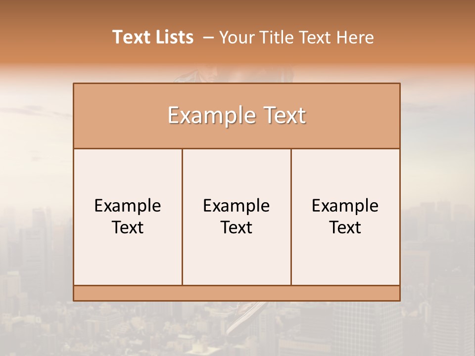 String Purple Object PowerPoint Template