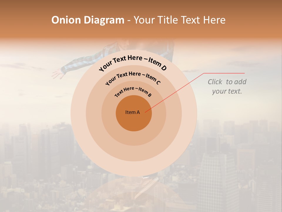 String Purple Object PowerPoint Template