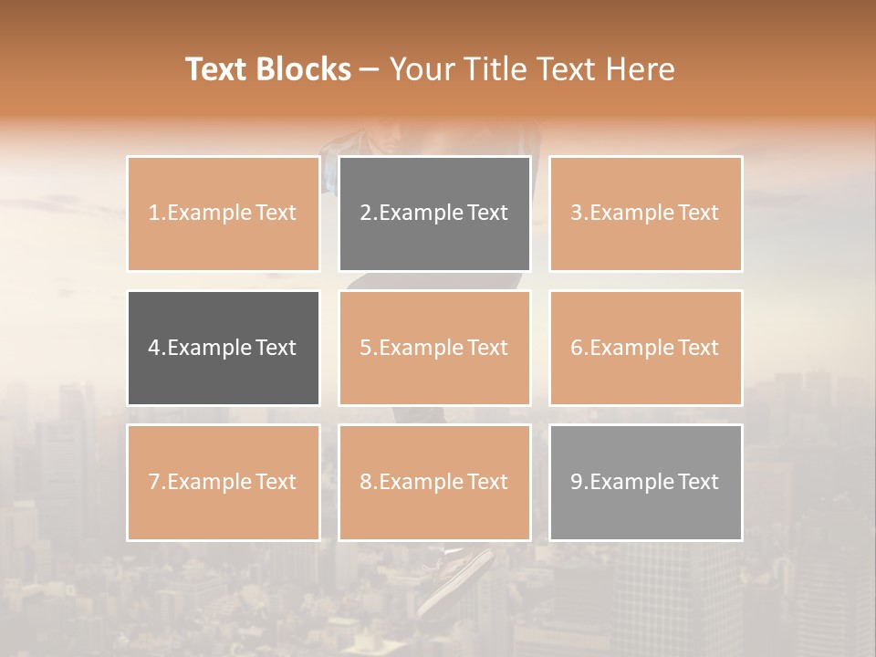 String Purple Object PowerPoint Template