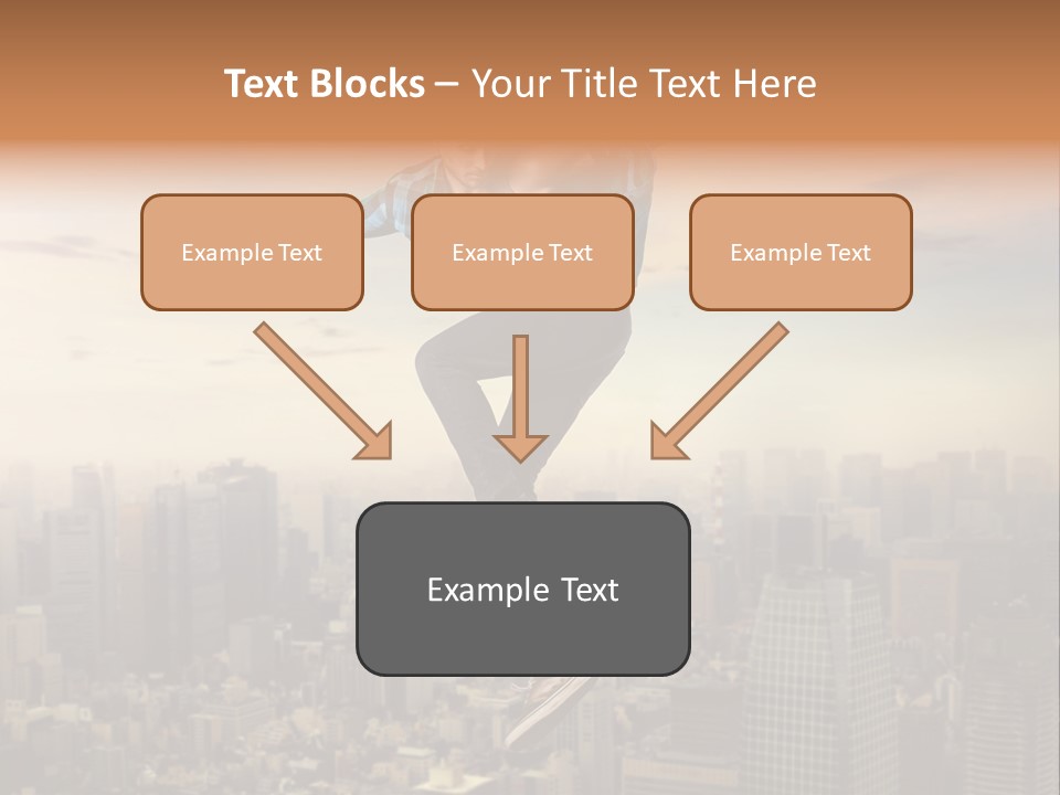 String Purple Object PowerPoint Template