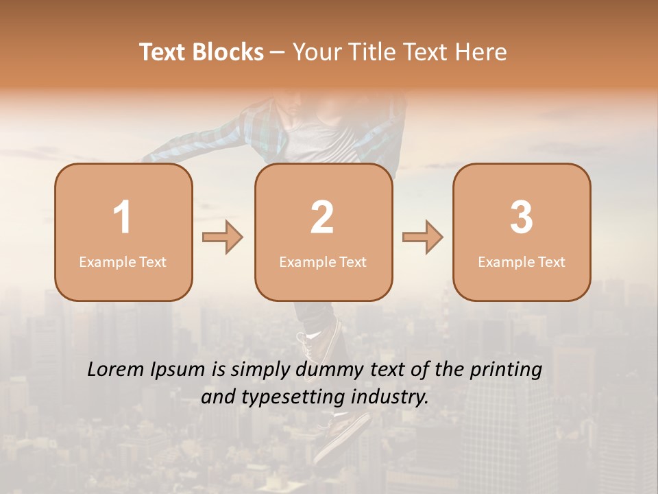 String Purple Object PowerPoint Template