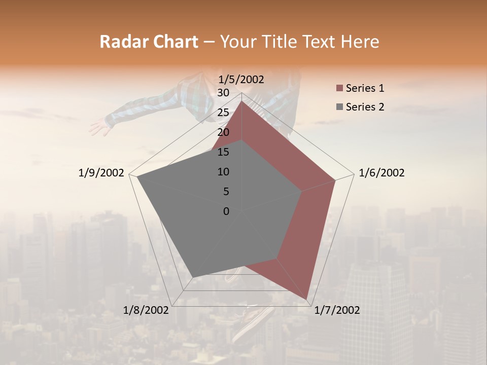 String Purple Object PowerPoint Template