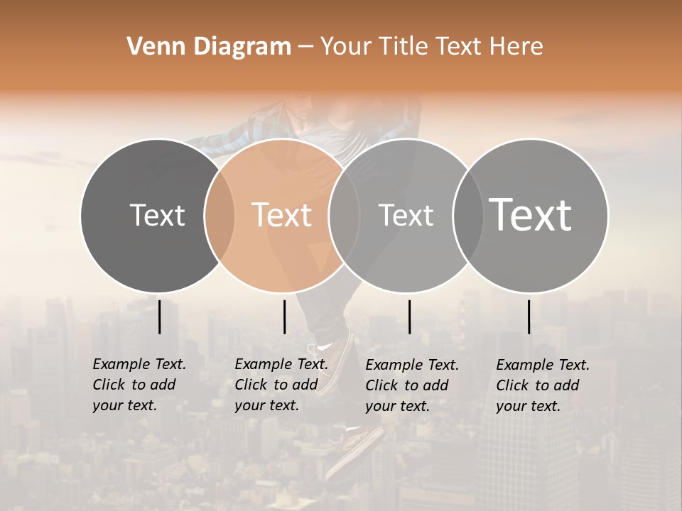String Purple Object PowerPoint Template