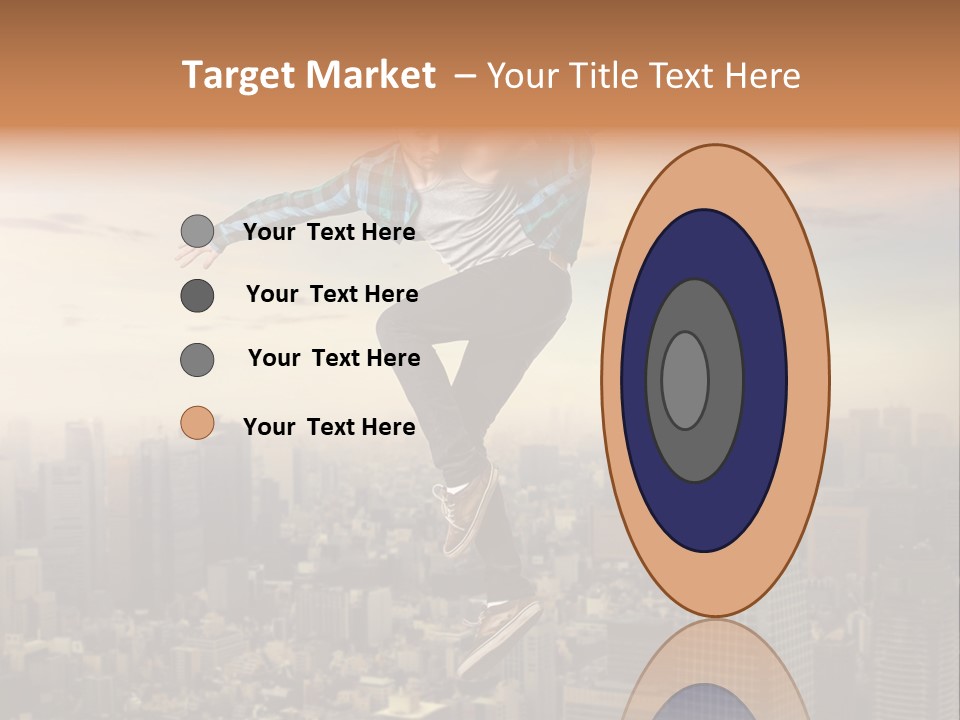 String Purple Object PowerPoint Template