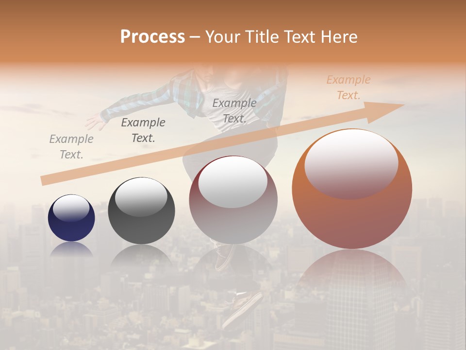 String Purple Object PowerPoint Template